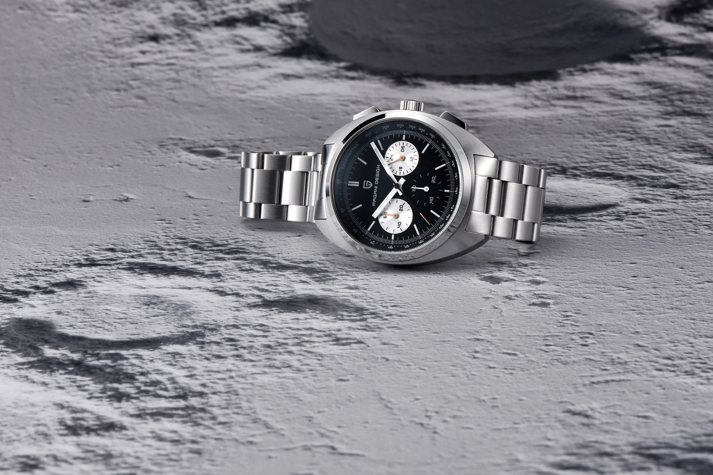 PAGANI DESIGN 2025 New Panda Dial Men Watches Luxury Quartz Watch For Men Japan VK63 Sport Chronograph Sapphire glass Wristwatch