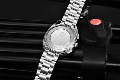 PAGANI DESIGN 2025 New Panda Dial Men Watches Luxury Quartz Watch For Men Japan VK63 Sport Chronograph Sapphire glass Wristwatch